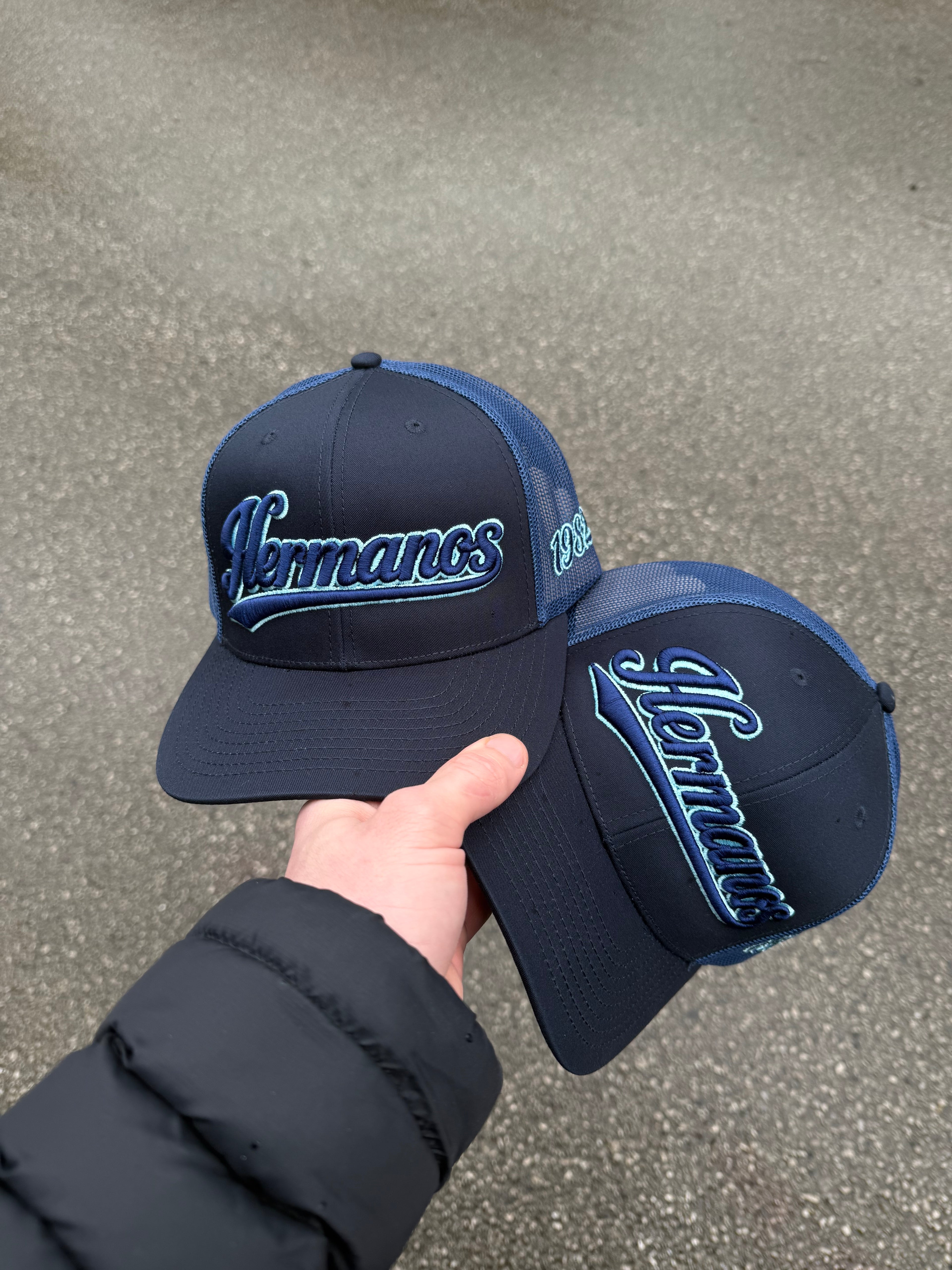 Navy Hermanos cap